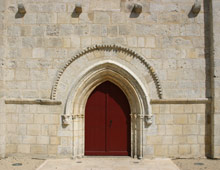 portail eglise templiers
