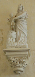 statue vierge et enfant